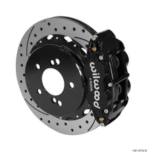 Laden Sie das Bild in den Galerie-Viewer, Wilwood Narrow Superlite 4R Rear Kit 12.88in Drilled/Slotted Black 00-06 BMW M3 E46