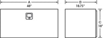 Laden Sie das Bild in den Galerie-Viewer, Lund Universal Steel Underbody Box - Black