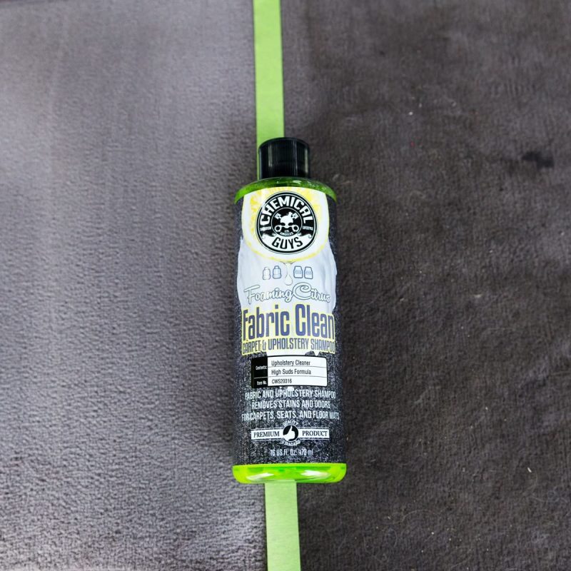 Chemical Guys Foaming Citrus Fabric Clean Carpet/Upholstery Shampoo & Odor Eliminator - 16oz (P6)