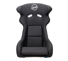 गैलरी व्यूवर में इमेज लोड करें, NRG FRP Bucket Seat - White Finish with Arrow Embroidery And Blue Side Mount Bracket