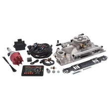 Carica l&#39;immagine nel visualizzatore di Gallery, Edelbrock Pro Flo 4 Fuel Injection Kit Seq Port SBC 1986&amp;Earlier 550 Max HP 29 LbHr Injectors Satin