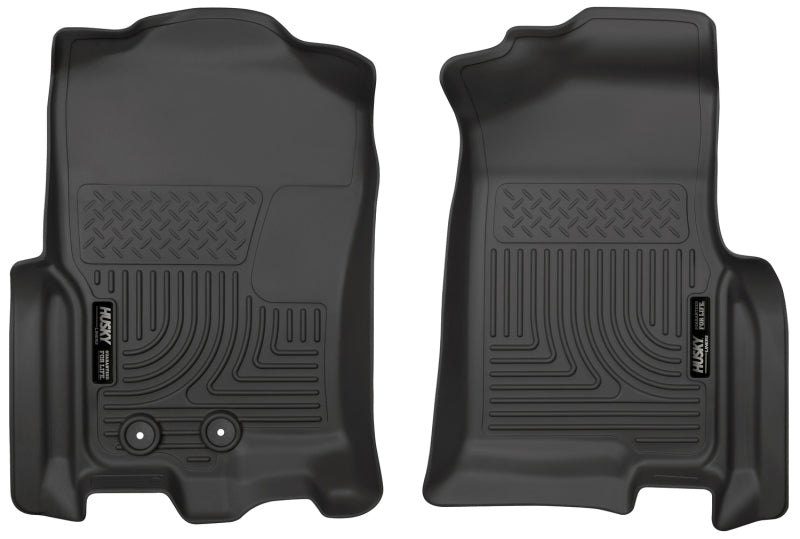 Husky Liners 2015 Ford Expedition/Lincoln Navigator WeatherBeater Front Black Floor Liners - 2to4wheels