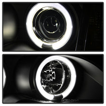Carica l&#39;immagine nel visualizzatore di Gallery, Spyder BMW E46 3-Series 02-05 4DR Projector Headlights 1PC LED Halo Blk PRO-YD-BMWE4602-4D-AM-BK