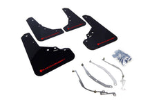 Charger l'image dans la galerie, Rally Armor 12+ Fiat 500 (Pop/Sport/Lounge/Abarth) Black Mud Flap w/ Red Logo