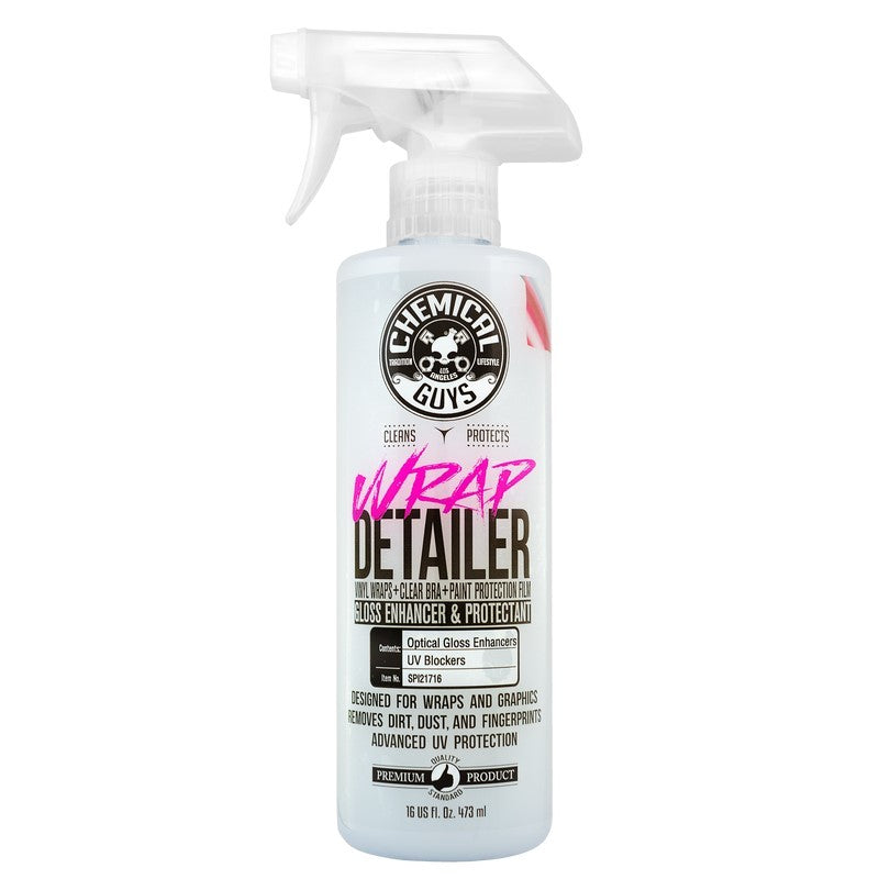 Chemical Guys Wrap Detailer Gloss Enhancer & Protectant for Vinyl Wraps - 16oz (P6)