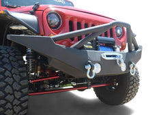 Load image into Gallery viewer, DV8 Offroad 07-18 Jeep Wrangler JK/JL FS-10 Full Length Steel Front Bumper w/ Skid Plate