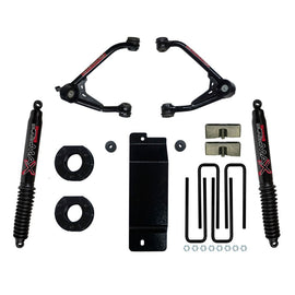 Skyjacker 07-13 GM 1500 4WD 3.5-4in UCA Lift Kit w/Rear Black Max B8500 Shocks