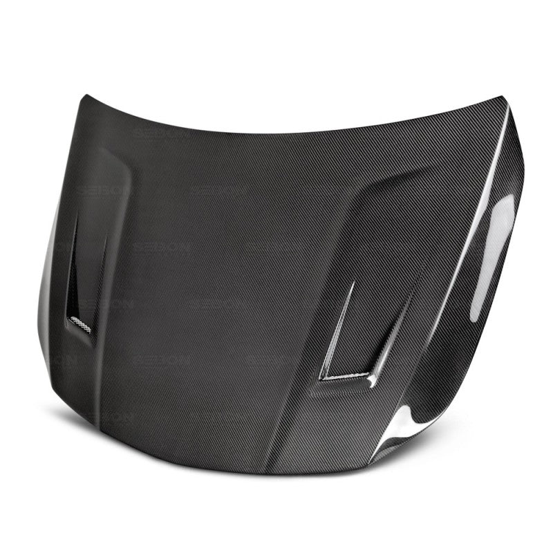 Seibon 14-19 Mercedez Benz CLA Carbon Fiber Hood GT-Style
