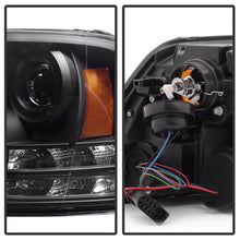 Laden Sie das Bild in den Galerie-Viewer, Spyder Dodge Ram 13-15 Projector Headlights Light Bar DRL Black PRO-YD-DR13-LBDRL-BK