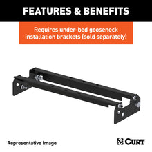 Load image into Gallery viewer, Curt 90-93 GMC C1500 Over-Bed Flat Plate Gooseneck Hitch