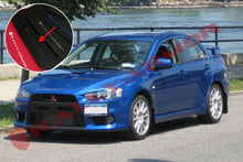 Cargar imagen en el visor de la galería, Rally Armor 2008+ Mitsubishi EVO X UR Black Mud Flap w/ Grey Logo