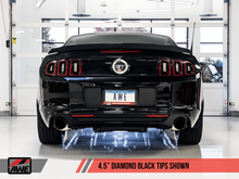 Charger l&#39;image dans la galerie, AWE Tuning S197 Mustang GT Axle-back Exhaust - Touring Edition (Diamond Black Tips)