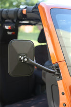 गैलरी व्यूवर में इमेज लोड करें, Rugged Ridge 97-18 Jeep Wrangler Textured Black Rectangluar Quick Release Mirror