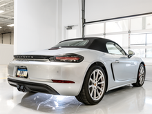 Charger l&#39;image dans la galerie, AWE Tuning Porsche 718 Boxster / Cayman Touring Edition Exhaust - Diamond Black Tips