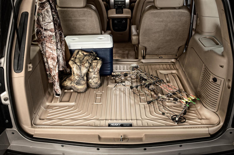 Husky Liners 2021 Tahoe/Yukon Weatherbeater Cargo Liner Behind 2rd Row Over Folded 3rd Row - Black - 2to4wheels