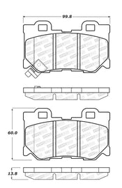 StopTech Street Select Brake Pads - Rear