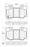 StopTech Street Select Brake Pads - Rear