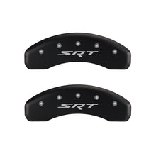 Laden Sie das Bild in den Galerie-Viewer, MGP 4 Caliper Covers Engraved Front &amp; Rear SRT Red finish silver ch