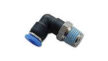 Carica l&#39;immagine nel visualizzatore di Gallery, Vibrant Male Elbow Pneumatic Vacuum Fitting (1/8in NPT Thread) - for use with 1/4in (6mm) OD tubing