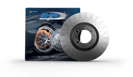 SHW 03-20 Bentley Continental GT 6.0L Rear Smooth Monobloc Brake Rotor
