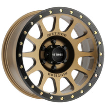Charger l'image dans la galerie, Method MR305 NV 16x8 0mm Offset 6x5.5 108mm CB Method Bronze/Black Street Loc Wheel