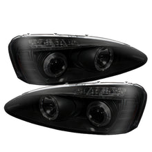 Carica l&#39;immagine nel visualizzatore di Gallery, Spyder Pontiac Grand Prix 04-08 Projector Headlights LED Halo LED Blk Smke PRO-YD-PGP04-HL-BSM