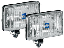 Charger l&#39;image dans la galerie, Hella 450 H3 12V SAE/ECE Fog Lamp Kit Clear - Rectangle (Includes 2 Lamps)