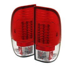 Carica l&#39;immagine nel visualizzatore di Gallery, Spyder Ford F150 Styleside 97-03/F250 Version 2 LED Tail Lights Red Clear ALT-YD-FF15097-LED-G2-RC