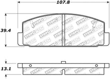 Carica l&#39;immagine nel visualizzatore di Gallery, StopTech Street Touring 89-95 Mazda RX7 / 03-05 Mazda 6 Rear Brake Pads