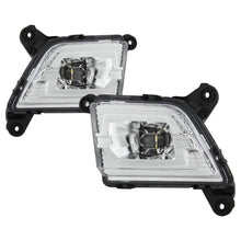 Carica l&#39;immagine nel visualizzatore di Gallery, Spyder 19-20 Chevy Silverado 1500 OEM Style Full LED Fog Light w/Switch - Clear (Wont Fit RPO U12)