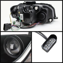 Carica l&#39;immagine nel visualizzatore di Gallery, Spyder Audi A3 06-08 Projector Headlights Halogen Model- Light Tube DRL Blk PRO-YD-AA306-LTDRL-BK