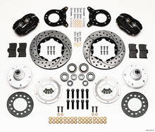 गैलरी व्यूवर में इमेज लोड करें, Wilwood Forged Dynalite Front Kit 11.00in Drilled 1965-1969 Mustang Disc &amp; Drum Spindle
