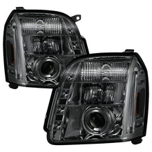गैलरी व्यूवर में इमेज लोड करें, Spyder GMC Yukon 07-14/Yukon Denali 07-14 Projector Headlights LED Halo LED Smke PRO-YD-GY07-HL-SM