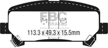 Cargar imagen en el visor de la galería, EBC 15+ Chevrolet Colorado 2.5 Ultimax2 Rear Brake Pads