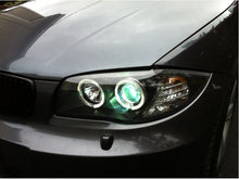 Laden Sie das Bild in den Galerie-Viewer, Spyder BMW E87 1-Series 08-11 Projector Headlights LED Halo Black High H1 Low H7 PRO-YD-BMWE87-HL-BK