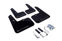 Carica l'immagine nel visualizzatore di Gallery, Rally Armor 12-13 Hyundai Veloster UR Black Mud Flap w/ Silver Logo