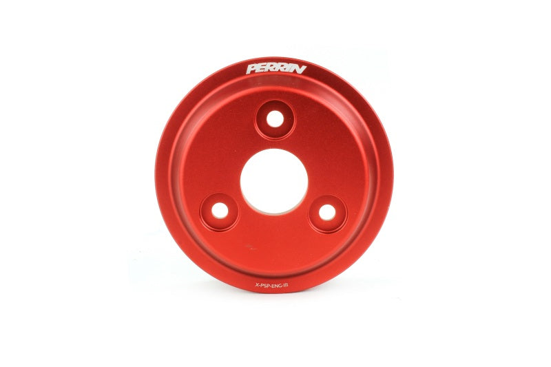 Perrin 2015 Subaru WRX Lightweight Water Pump Pulley - Red - 2to4wheels
