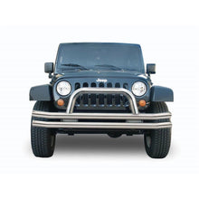 Cargar imagen en el visor de la galería, Rampage 1976-1983 Jeep CJ5 Double Tube Bumper Front - Stainless