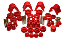 गैलरी व्यूवर में इमेज लोड करें, Energy Suspension 73-79 Ford F-150 Pickup w/ 2 Degree C-Bushing Red Hyper-Flex Master Bushing Set