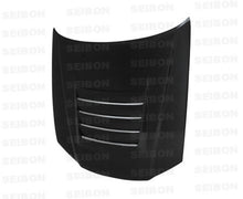 Laden Sie das Bild in den Galerie-Viewer, Seibon 99-01 Nissan Skyline R34 GT-R (BNR34) DS Carbon Fiber Hood