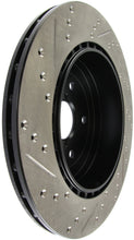 Charger l&#39;image dans la galerie, StopTech 08+ Subaru STI (Will Not Fit 05-07) Slotted &amp; Drilled Sport Brake Rotor