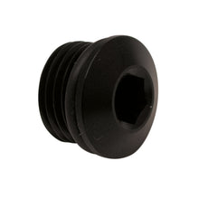 Charger l&#39;image dans la galerie, DeatschWerks 6AN ORB Male Plug Low Profile Internal Allen/Hex (Incl O-Ring) - Anodized Matte Black