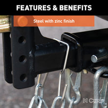 Carica l&#39;immagine nel visualizzatore di Gallery, Curt Trailer Safety Chain Holder Bracket (2&quot; Shank)