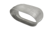 Carica l&#39;immagine nel visualizzatore di Gallery, Vibrant Vertical 304 SS Oval Pie Cuts 4in OD Tight 45 Degree Elbow Centerline Radius 3.3in- Set of 5