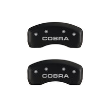 गैलरी व्यूवर में इमेज लोड करें, MGP 4 Caliper Covers Engraved Front &amp; Rear Cobra Red finish silver ch