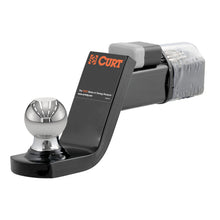 Carica l&#39;immagine nel visualizzatore di Gallery, Curt Towing Starter Kit w/2in Ball (2in Shank 7500lbs 4in Drop)