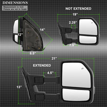 Carica l&#39;immagine nel visualizzatore di Gallery, xTune 99-07 Ford Super Duty Heated LED Signal Power Mirrors - Smk (Pair) (MIR-FDSD99S-G4-PW-SM-SET)