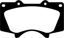 EBC 10+ Lexus GX460 4.6 Yellowstuff Front Brake Pads - 2to4wheels