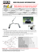 Carica l&#39;immagine nel visualizzatore di Gallery, HKS Hi-Power SPEC-L2 GRB/GRF EJ20