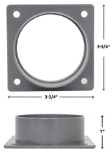 Laden Sie das Bild in den Galerie-Viewer, Spectre Air Duct/Intake Tube Mounting Plate 3in. Outlet